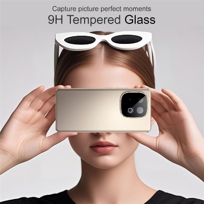 Picture of vivo iQOO Z10 Turbo Pro/Z10 Turbo Lens Shield Latest Generation Curvy Border Glass Membrane HD Tempered Glass Camera Full Lens Protector