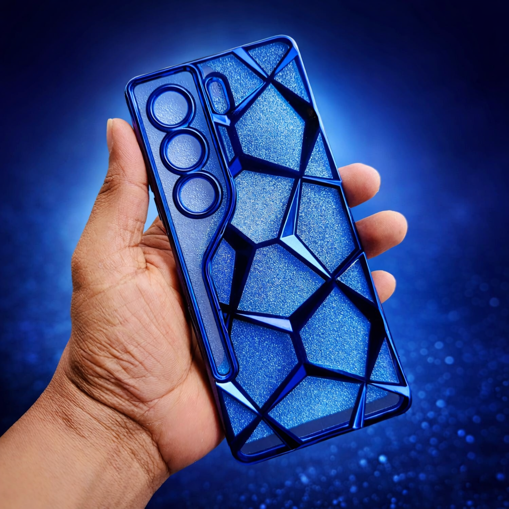 Picture of For Tecno Camon 40  Luxury Glitter Daimond Case Back Cover Ultra Thin Soft Luxury Square Phone Case For Tecno Camon 40  Back Case