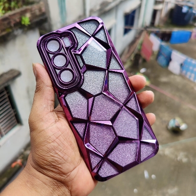 Picture of For Infinix Hot 50 Pro Plus Luxury Daimond Case Back Cover Ultra Thin Soft Luxury Square Phone Case For Infinix Hot 50 Pro Plus Back Case