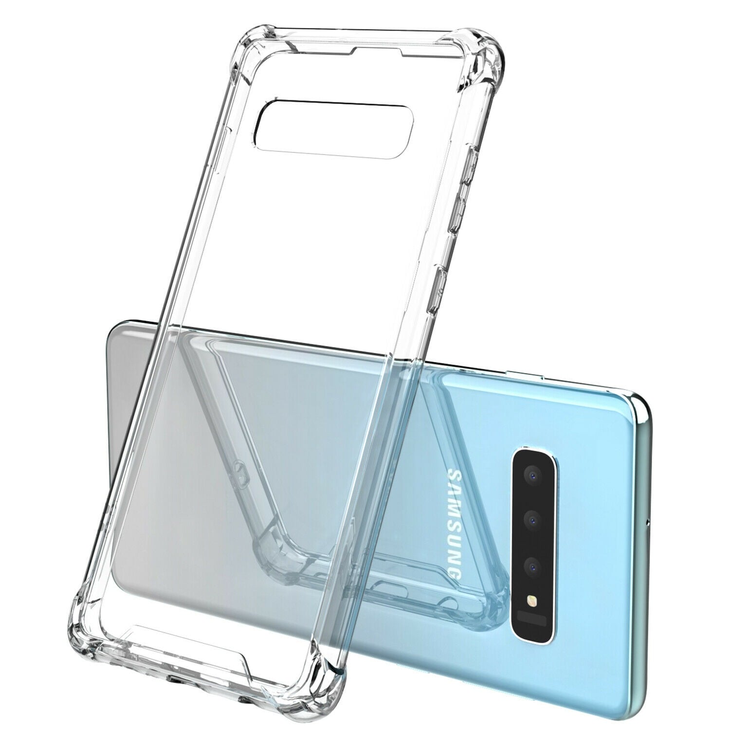 Picture of Samsung Galaxy S10 Plus Anti Shock See Through Mobile Back Cover