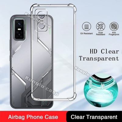 Picture of for infinix GT 30 Pro 5G Clear Casing Compatible Transparent TPU Phone Case Shockproof Casing Protection Anti-fall Soft Back Cover