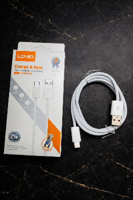 Picture of LDNIO Fast Charging Type C Cable, USB-A to Type-C Cable-1M