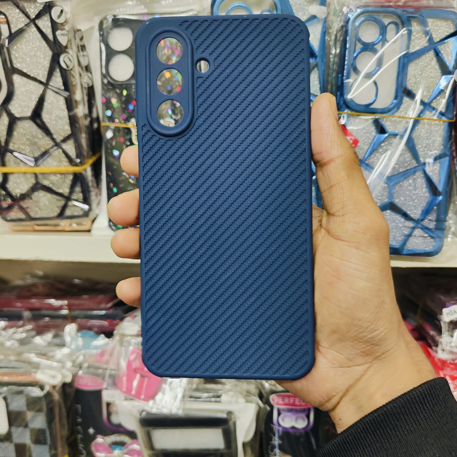 Picture of Samsung Galaxy A26 5G/Samsung Galaxy A17 5G/ Samsung Galaxy F17 5G slim protective soft back cover With leather texture