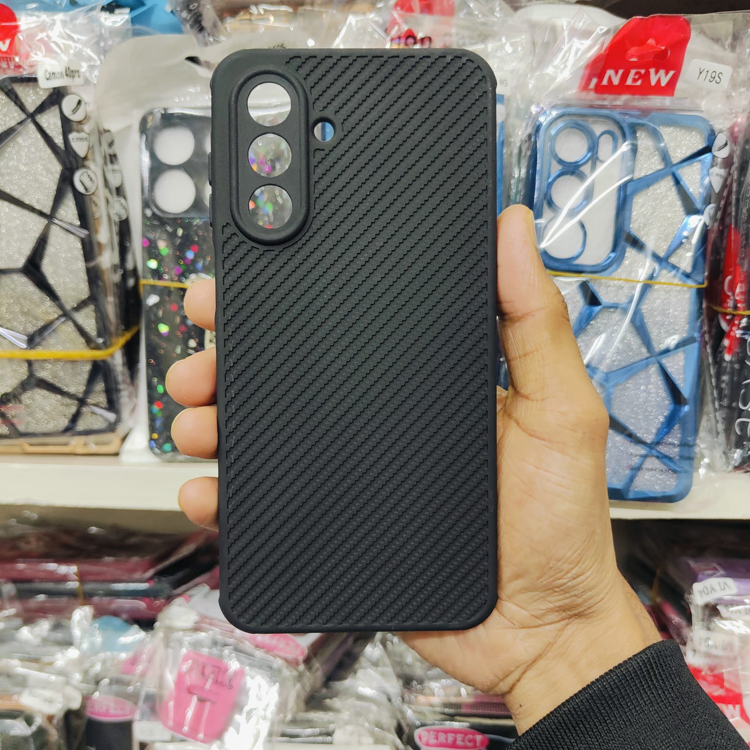 Picture of Samsung Galaxy A26 5G/Samsung Galaxy A17 5G/ Samsung Galaxy F17 5G slim protective soft back cover With leather texture