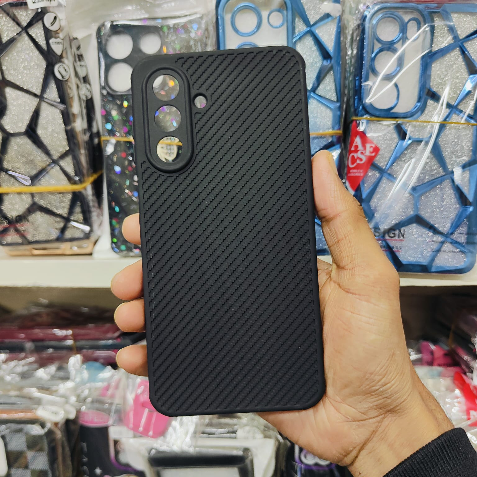 Picture of Samsung Galaxy A26 5G/Samsung Galaxy A17 5G/ Samsung Galaxy F17 5G slim protective soft back cover With leather texture