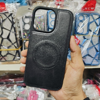 Picture of Luxury quality magnetic leather case for iPhone 15 pro max