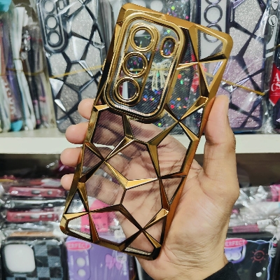 Picture of Infinix Hot 50 Pro Plus/Hot 50 pro Luxury Gradient Quicksand 3D Diamond TPU Case