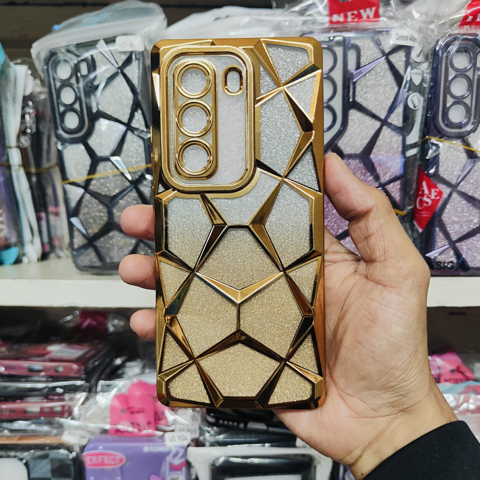 Picture of Ladies Diamond Glitter TPU Cover For Infinix Hot 60 Pro Plus/Infinix Hot 60 Pro/Infinix Hot 60/Infinix Hot 60i