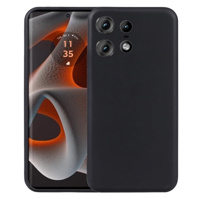 Picture of Back Cover case for [Moto Edge 50 Neo] [Ultra-Thin] [Slim Fit] Soft Silicon Back Cover Case Flexible TPU Matte Finish Coating Light Protective - Black