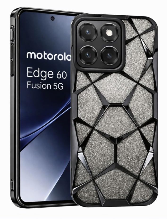 Picture of For Motorola Edge 60 Fusion Cover daimond Shiny Glitter Starry Space Girls Slim Phone Case Clear Soft Back Cove For Motorola Edge 60 Fusion Phone Case