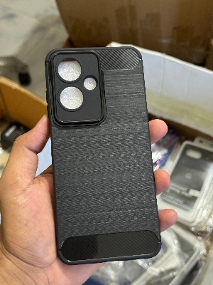 Picture of Symphony Helio40 Back Cover Premium Silicone Soft Case With Carbon Fiber Texture Design Official Symphony Helio 40 Back Case Helio 40 Back Cover Symphony-Helio40