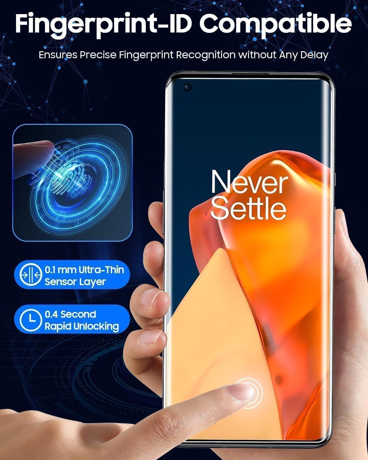 Picture of Premium Curved UV Tempered Glass For Moto G96 5G Cellphone (Transparent, Pack Of 1) Advanced Border Less Full Screen Coverage UV Screen Protector Guard With Installation Kit