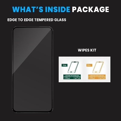 Picture of Tempered Glass Screen Protector Compatible for OnePlus 13s / 13S 5G with Edge to Edge Coverage and Easy Self Installation kit (OnePlus 13s 5G)