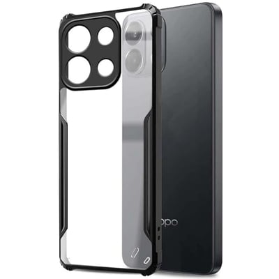 Picture of For Oppo k12s/k13 5g Xundd Protective Airbag Bumper Transparent Back Side Clear Phone Case Back Cover