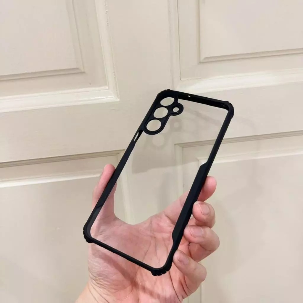 Picture of Samsung Galaxy A16 4G/5G Back Cover Transparent Black Premium Quality Phone Case
