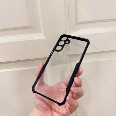 Picture of Samsung Galaxy A16 4G/5G Back Cover Transparent Black Premium Quality Phone Case