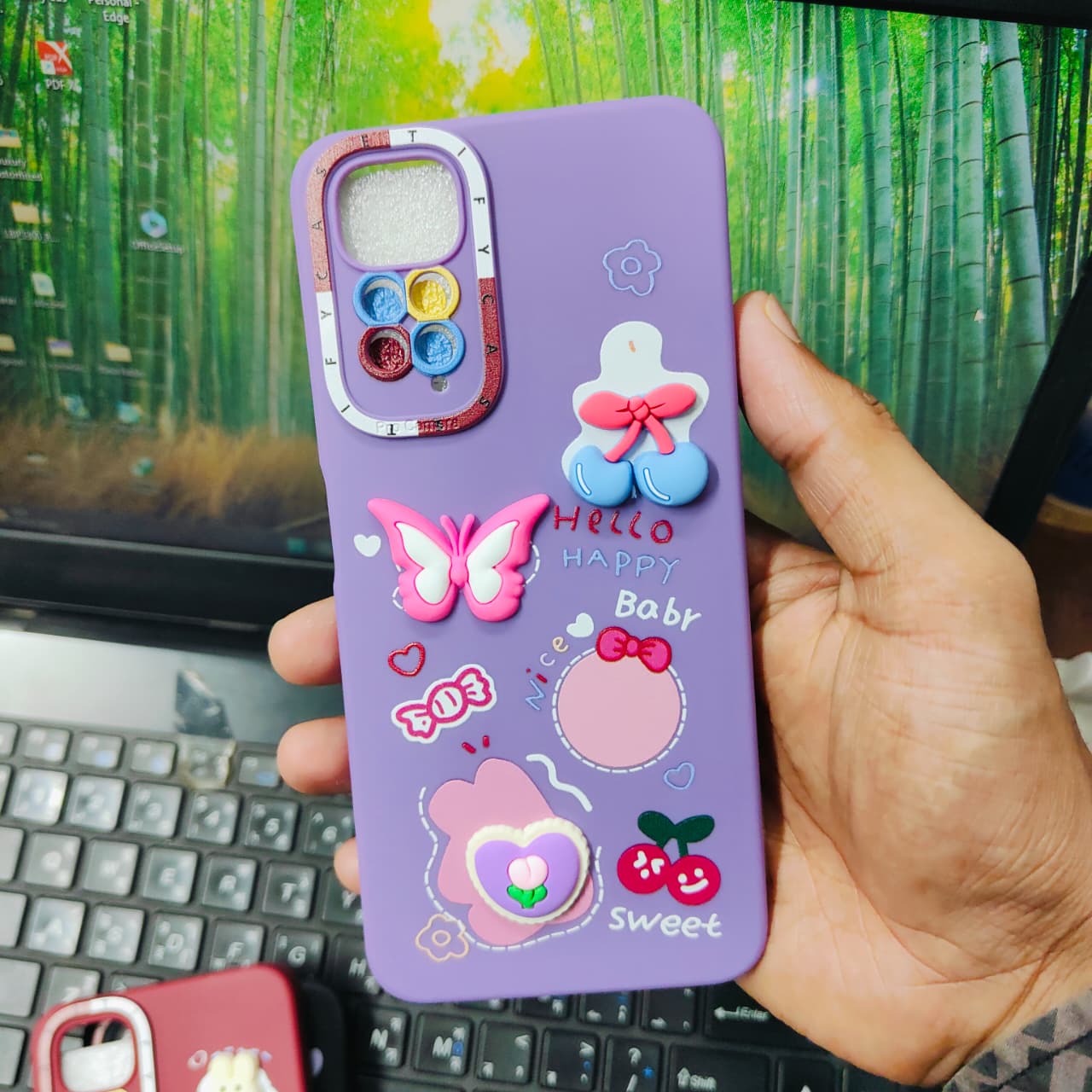 Picture of Soft Ladies Back Cover for Xiaomi Redmi Note 11 / Redmi Note 11S