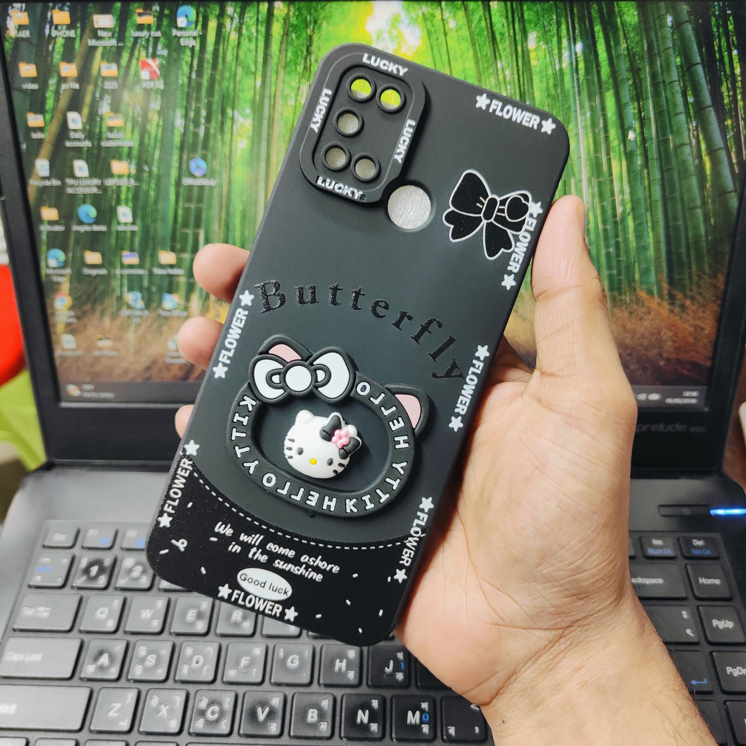 Picture of realme 7i / realme c17  soft ladies back cover
