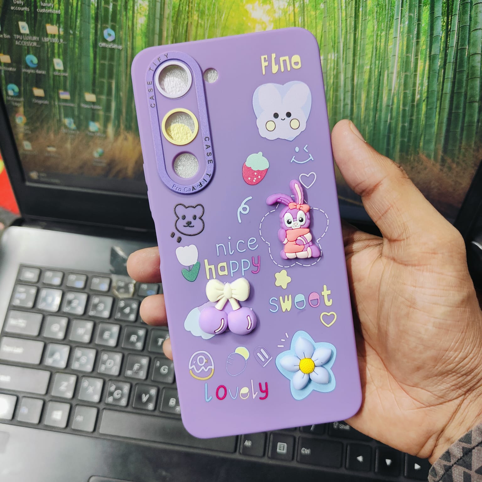 Picture of Soft Ladies Back Cover for Vivo Y04 / Vivo Y19e / Vivo Y29s 5G
