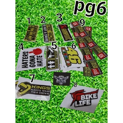 Picture of Sticker For Helmet And Motorcycle - Car Accessories -Multicolor