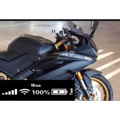 Picture of Bike Sticker - Network Wifi 100% Charge / Glow in the dark ( Waterproof & Premium quality)/