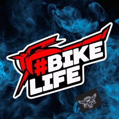 Picture of BIKE LIFE STICKER ( Waterproof &Premium qualityAlternative Biker Point