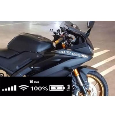 Picture of Bike Sticker - Network Wifi 100% Charge / Glow in the dark ( Waterproof & Premium quality)/