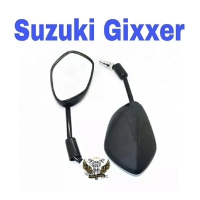 Picture of Suzuki Burgman Scooter Bike Side Mirrors High Quality Mirror for Suzuki Gixxer Motorcycle Left and right side Looking Glass 2 pcs are 1 pair