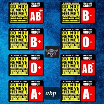 Picture of Sticker For BLOOD Group /Alternative Biker Point -Black