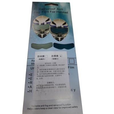 Picture of Rain proof anti fog film for helmet -White