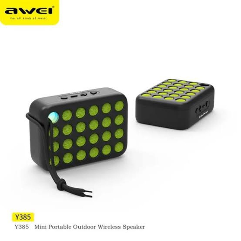 Picture of AWEI Y385 Speaker Promotional Outdoor Bluetooth Speakers 4W -Black
