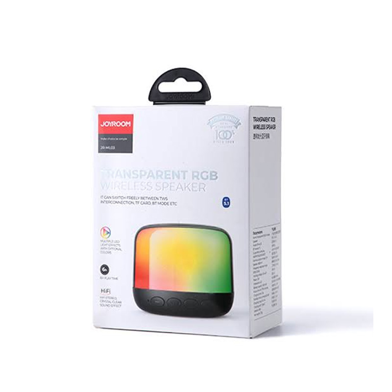 Picture of JOYROOM JR-ML03 Transparent RGB Bluetooth Wireless Speaker