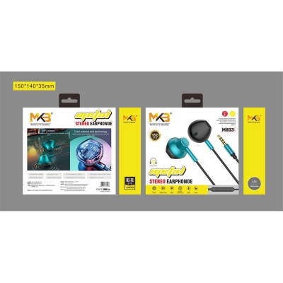 Picture of MKB M803 Metal Sterio Earphone -Black