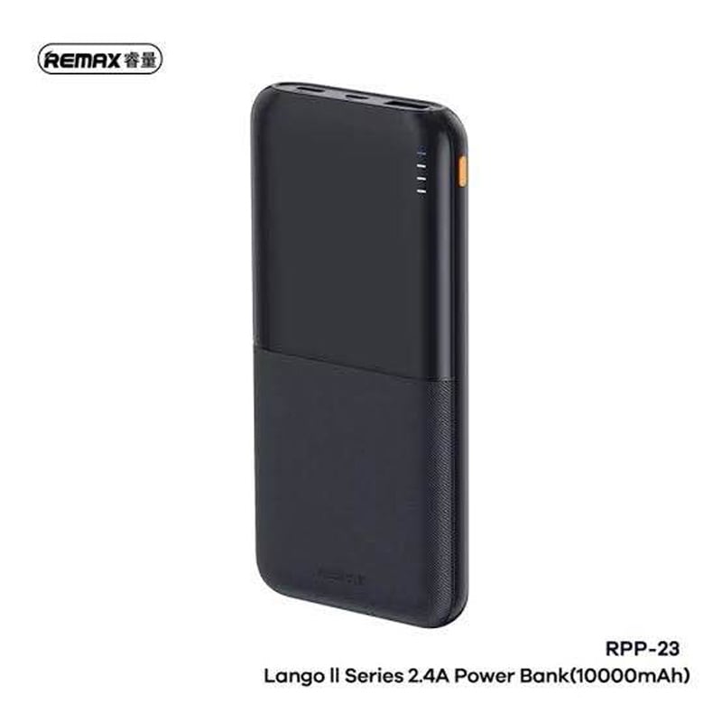 Picture of Remax RPP-23 10000mAh Lango II Series 2.4A Fast Charging Power Bank -Black