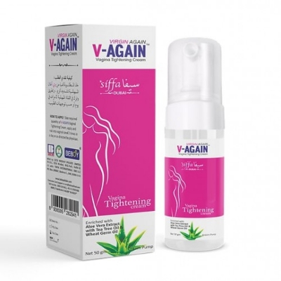 Picture of V-again Vaginal Tightening & Revitalizing Cream with Pump, 50gm