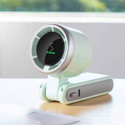 Picture of 5 Speed Portable Handheld Mini Fan Rechargeable Digital Display Turbo Cooling Pocket Fan