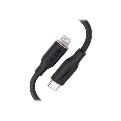 Picture of Anker PowerLine Soft USB-C to Lightning Cable 3ft – Black -Black