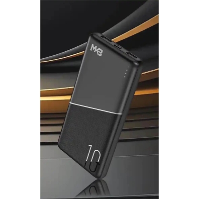 Picture of MKB PK10 2.1A 10000mah Power Bank -Black