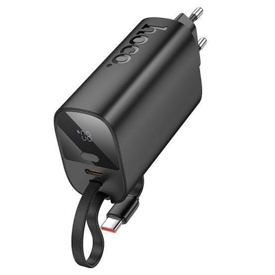 Picture of HOCO J148 Handy 5000 mAh PD20W Power Bank Adapter with Cable -Black