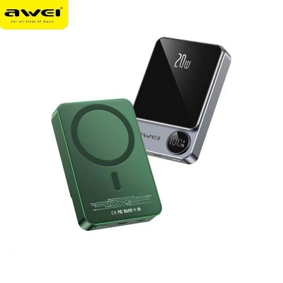 Picture of Awei P39K 10000mah 20W PD Wireless Magnetic PowerBank -Black