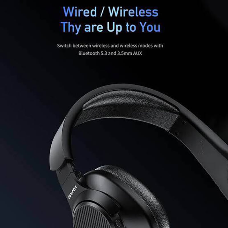 Picture of Awei A997 Pro ANC Wireless Bluetooth Headphones -Black
