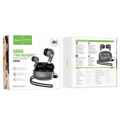 Picture of DES56 Wireless Bluetooth Earbuds | 4-Hour Playtime | Clear Audio -Black