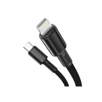 Picture of Baseus High Density Braided Type-C to iP PD 20W Lightning Data Cable -Black