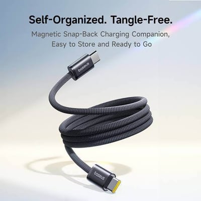 Picture of Baseus PD Cable Dynamic Series 4 For Iphone 15 16 Macbook Samsung Pixel 100w Fast Charging Type-c to Type-c Cable 1M
