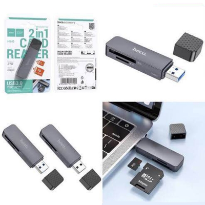 Picture of Hoco HB45 Spirit USB A 3.0 Card Reader -BLACK