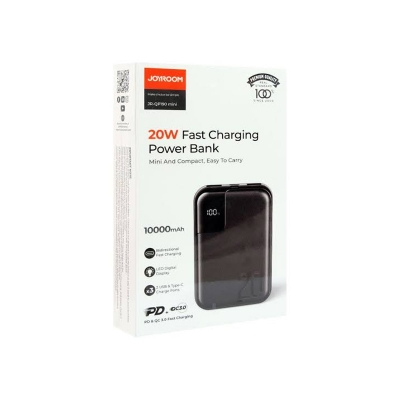 Picture of Joyroom JR-QP190 Mini 10000mah 20W Fast Charging Power Bank -Black