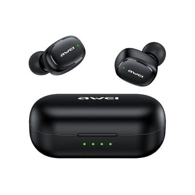 Picture of AWEI T13 Pro Bluetooth Earphones Wireless Waterproof Touch Earbuds Hifi Sound Quality -Black