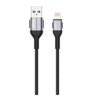 Picture of MKB USB -LIGHTNING /3A FAST Cafule cable/ metal -Black
