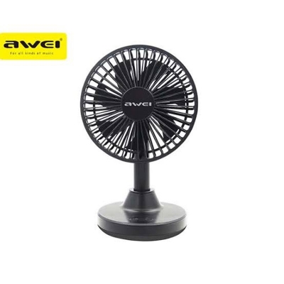 Picture of Awei F29 Desktop Oscillating Rechargeable Fan -Black