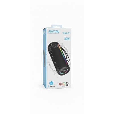 Picture of JIAYOU Sonic 7 Bluetooth Speaker – 30W Powerful Sound, 10-Hour Playtime, USB-C Charging